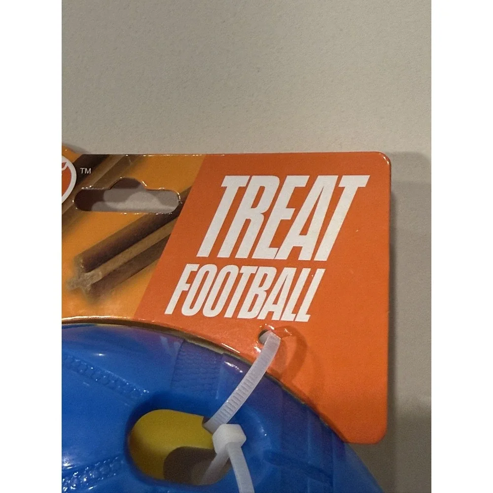 Nerf Dog Treat Football NF-4275 Dog Toy Treat Dispenser Includes Treats